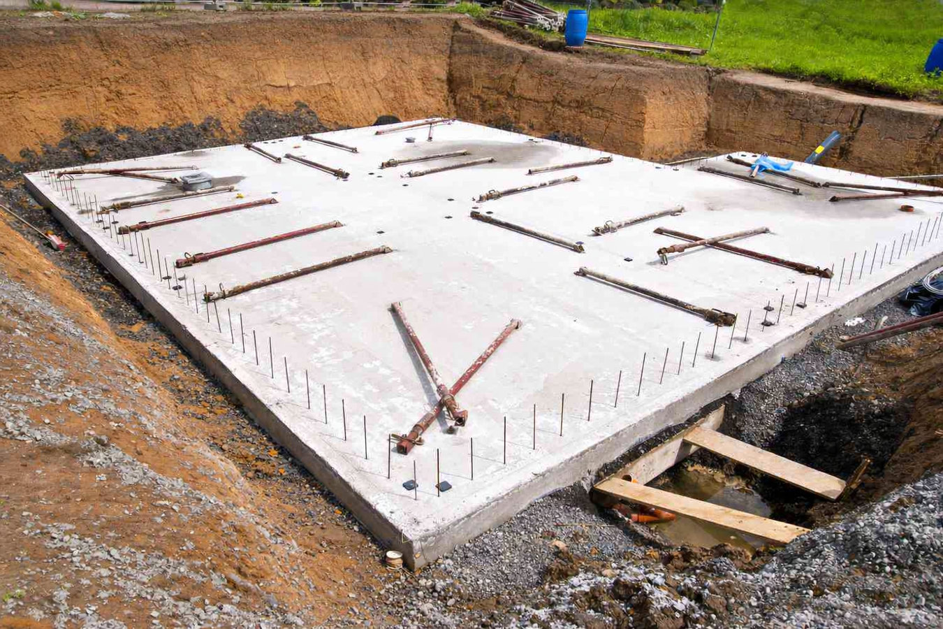 Concrete footings in Harlingen, TX