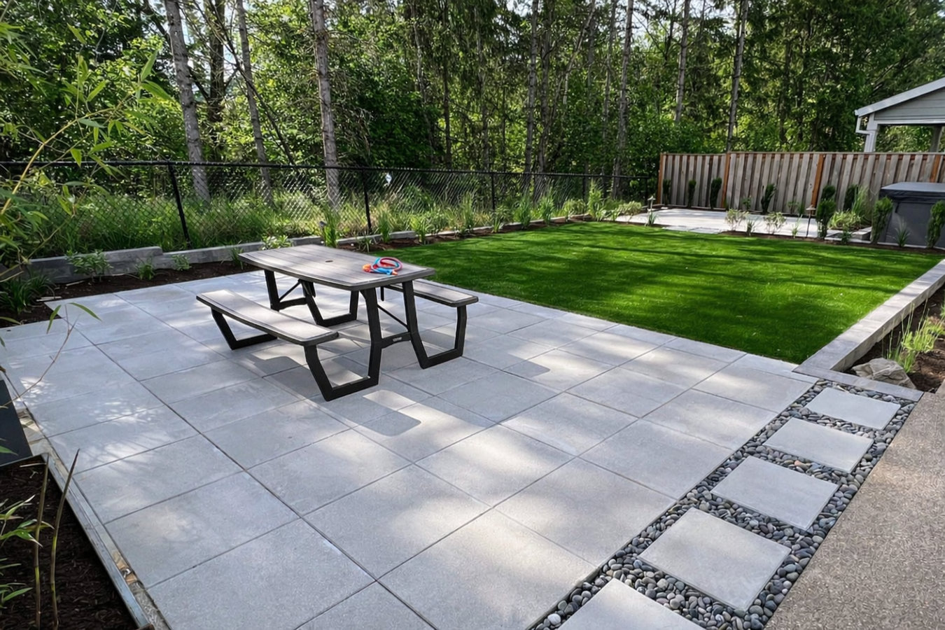 Concrete patio construction in Harlingen, TX